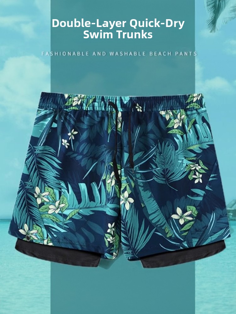 Goggles Swim - Men's Swimming Shorts Quick Dry Beach