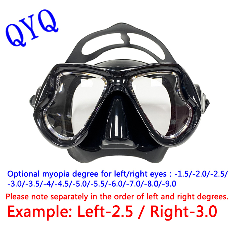 Snorkel Set - Myopia Diving Masks Snorkeling Set Nearsighted