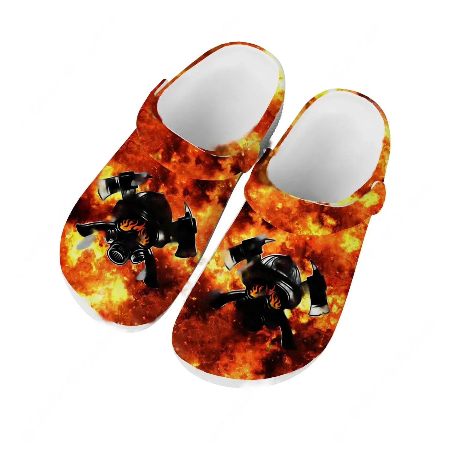 Water Shoes - Firefighter House Fire Rescue Sandals Men