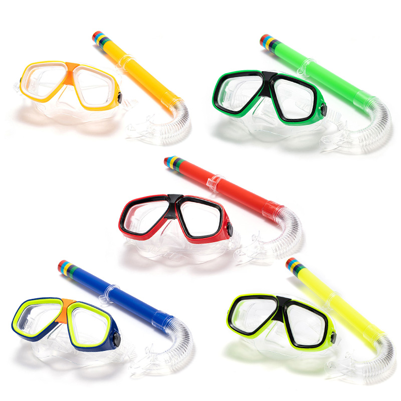 Adults Kids  Diving Goggle Mas - Snorkel Set 评论和价格