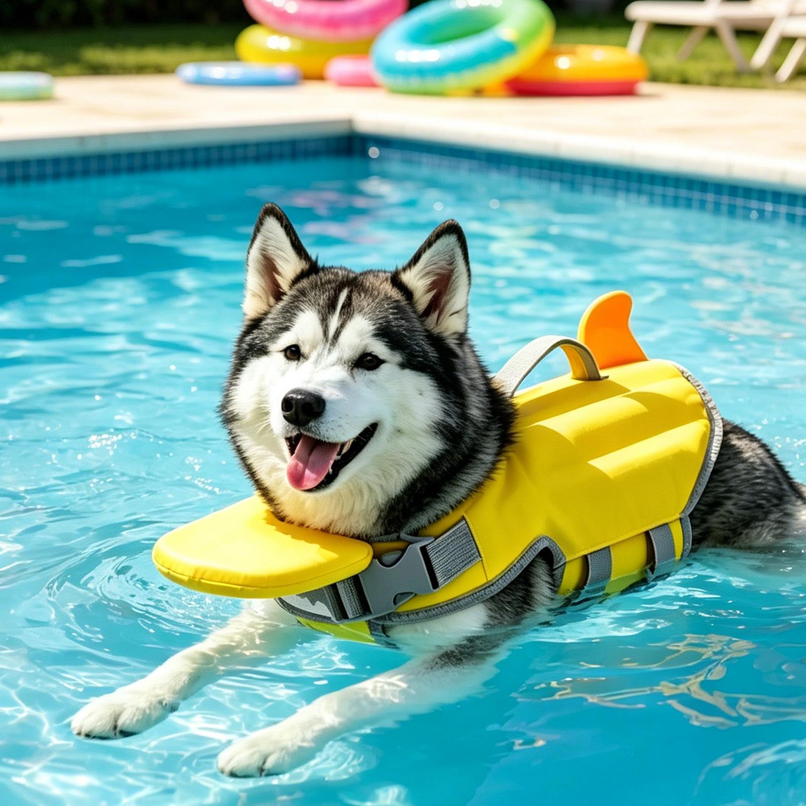 Dog Life Vest High Buoyancy wi - Life Jacket 评论和价格