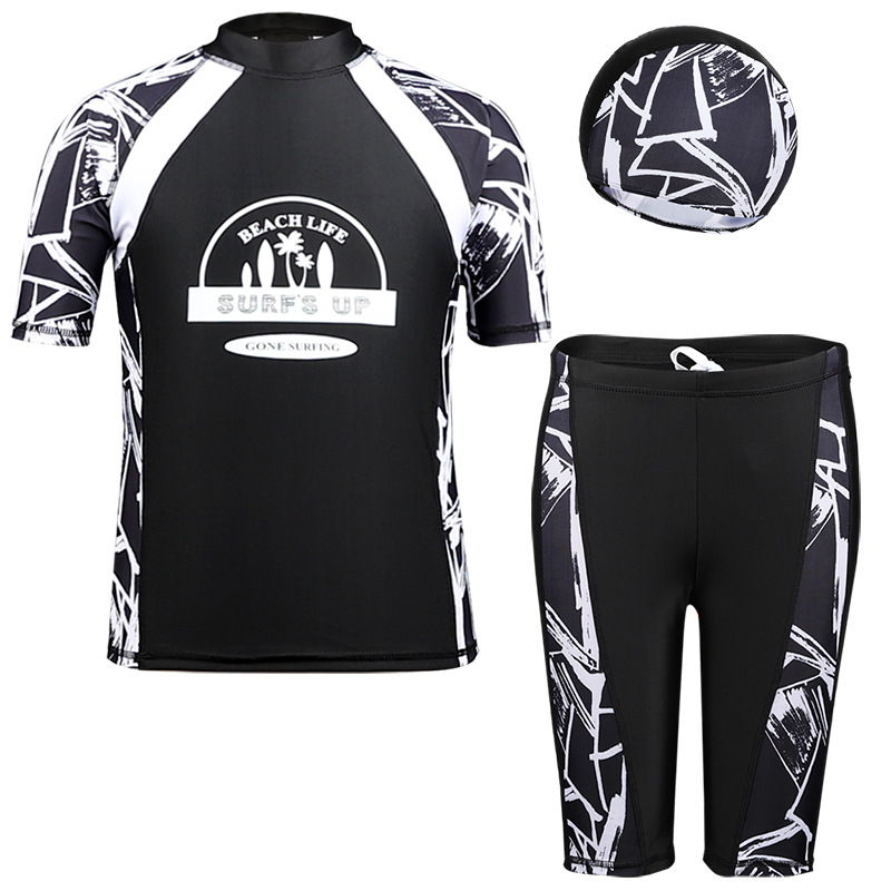 Children Swimwear 3-Piece Boys - Rash Guard 评论和价格
