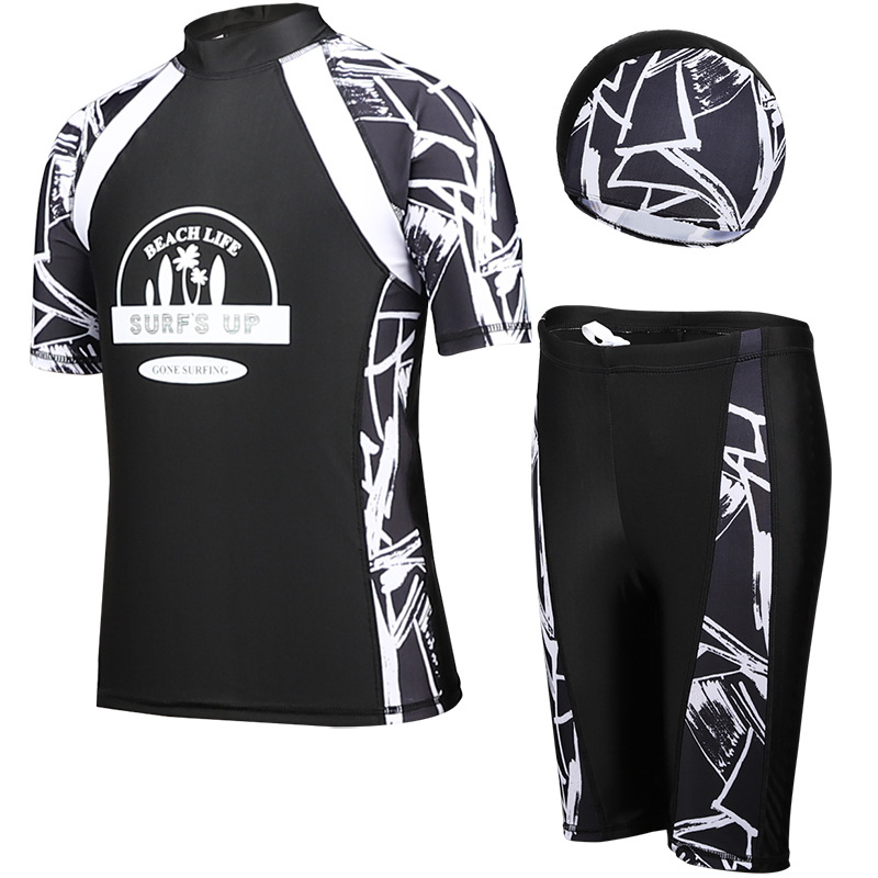 Children Swimwear 3-Piece Boys - Rash Guard 评论和价格