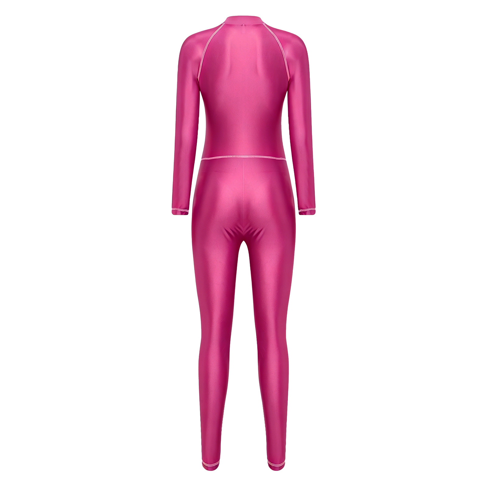 Women Glossy Bodysuit Rash Gua - Rash Guard 评论和价格
