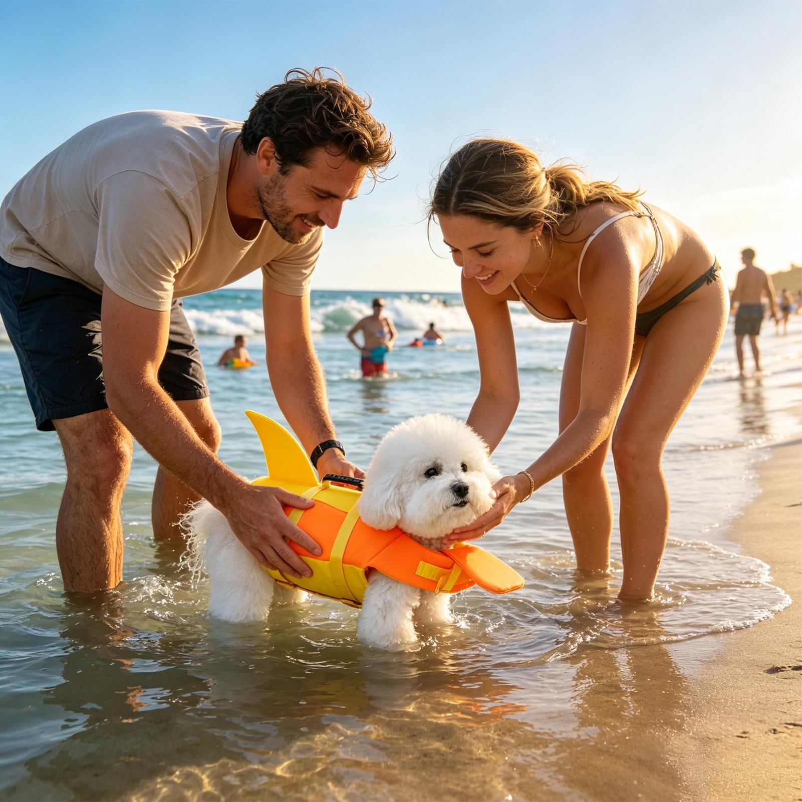 Dog Life Jacket With Handle Hi - Life Jacket 评论和价格